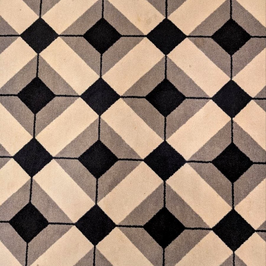 Art-Déco Rautenteppich