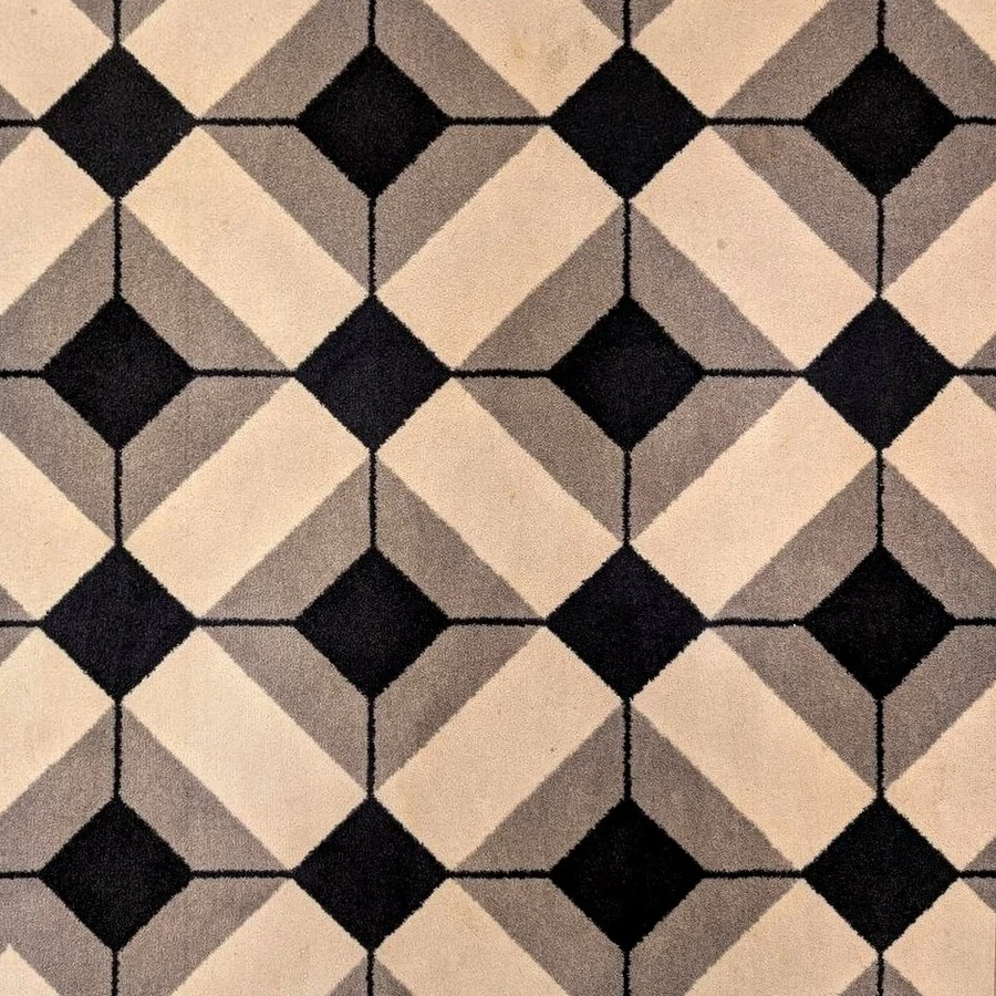 Art-Déco Rautenteppich